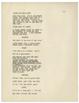 Moe Howard's 62pp. Script, Plus Run Down Page, for ''The Colgate Comedy Hour'' Airing 16 December 1951 -- Very Good Plus Condition